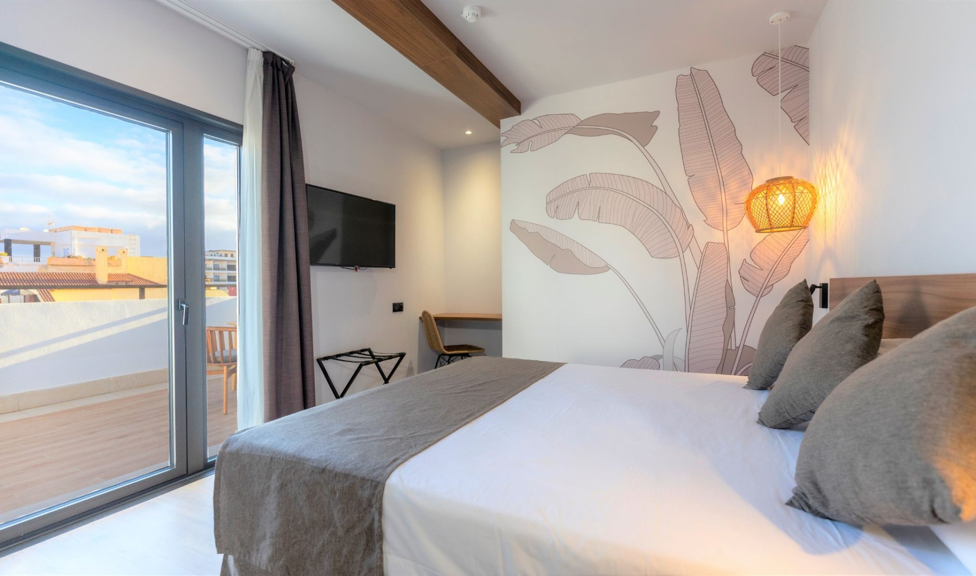 Premium room at DWO Nopal hotel with views to Puerto de la Cruz